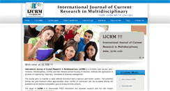 Desktop Screenshot of ijcrm.com