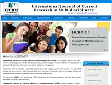 Tablet Screenshot of ijcrm.com